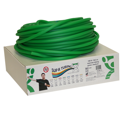 Tubo elástico x rollo color verde